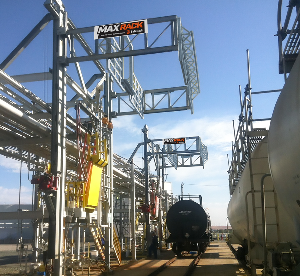 MaxRack Elevating Loading Safety Cage Platform SafeRack